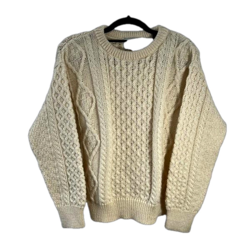 Vintage Aran craft wool sweater